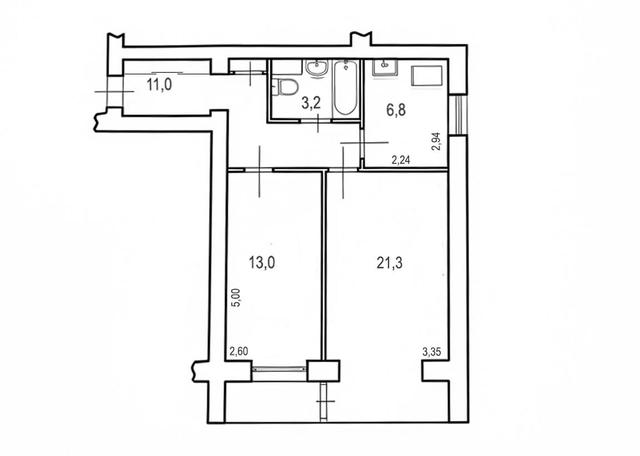 2-кімнатна квартира, вул. Солом`янська 6в — фото 15