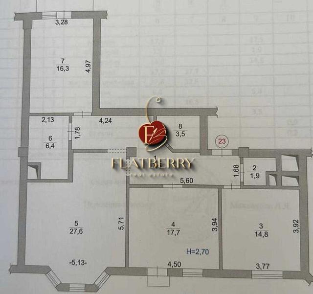 3-кімнатна квартира, вул. Почайнинська 25/49 — фото 20