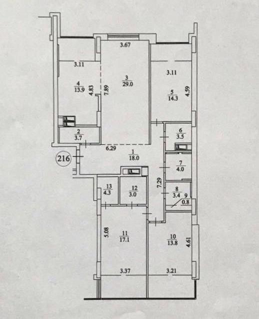 4-кімнатна квартира, вул. Драгомирова 20 — фото 2