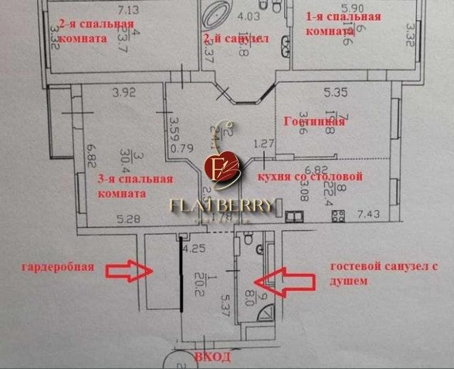 4-кімнатна квартира, ул. Круглоуниверситетская 3 — фото 24