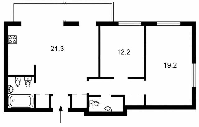 3-кімнатна квартира, бульв. Українки 7в — фото 14