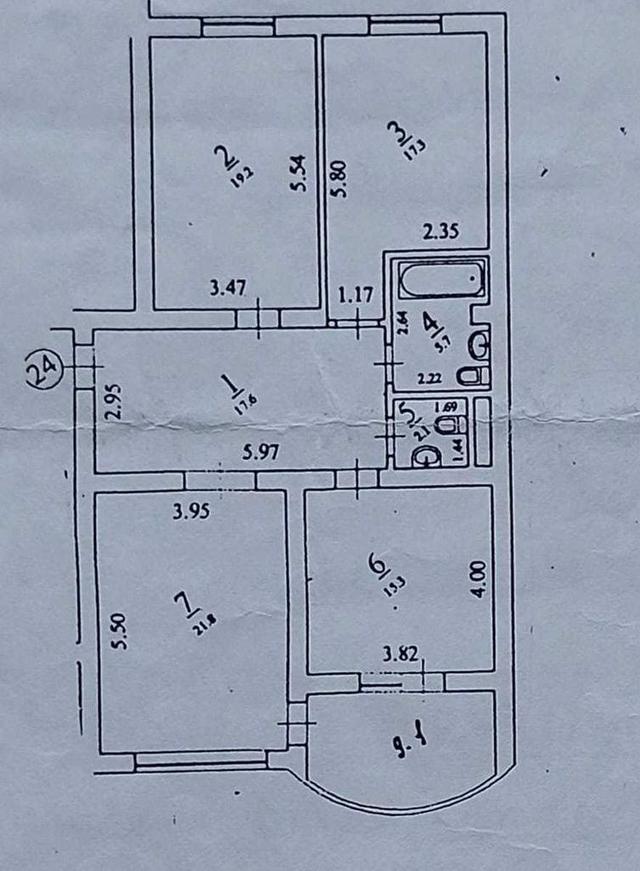 3-кімнатна квартира, вул. Жабаєва (Кузьмінська) 2 — фото 10